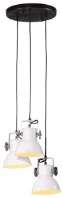 vidaXL Lampă suspendată, alb, 30x30x100 cm, 25 W, E27