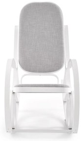 Fotoliu tip balansoar Max Bis Plus alb H95 cm