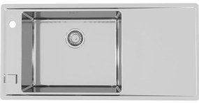 Chiuveta bucatarie inox cu picurator, cuva stanga Alveus Stricto 30 Stanga