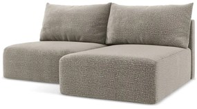 Colțar bej extensibil/cu spațiu de depozitare (cu colț pe partea dreaptă) Kalena – Makamii