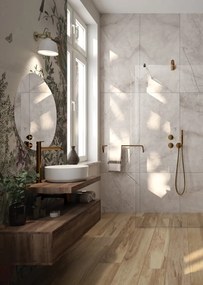 SILIA - Baterie Înaltă pentru Chiuvetă, Bronz Periat (BQS_C20K)