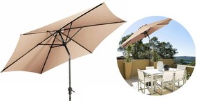 Umbrela de gradina extra mare, inclinabila