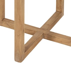 Măsuță auxiliară rotundă din lemn de mindi ø 40 cm Dala – Ixia