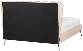 Pat matrimonial 140 cm Mirabell (bej) (cu somieră) (cu port USB). 1081444