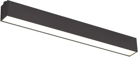 Plafoniera LED dimabila design modern LINEAR, 4000K negru C0190D MX