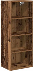 vidaXL Dulap suspendat Lemn vechi 40 x 29,5 x 100 cm Lemn compozit