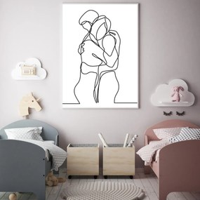 Poster - Dragoste dintr-o linie (A4)