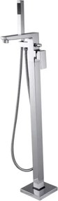 Baterie cada - dus freestanding Invena Paros crom lucios