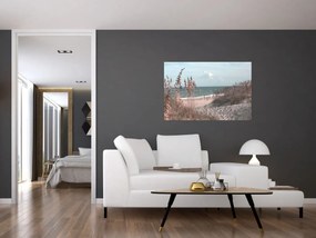 Tablou - Plaja roz (90x60 cm)