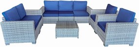 Set mobilier de grădină Avenberg DORADA gri/bej