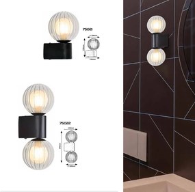 Aplica de perete cu protectie IP44 Colzar