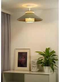 Lustră aplicată RIO Duolla RATTAN 1xE27/15W/230V d. 45 cm verde/ratan