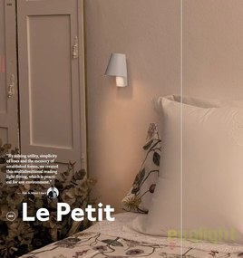 Aplica perete LED stil modern minimalist LE PETIT neagra 62162