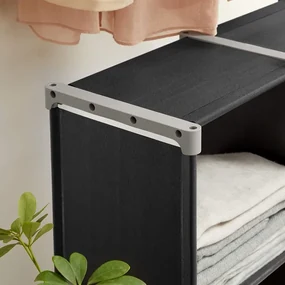 Raft De Depozitare Practical Negru 63, 105 x 30 x 105 cm