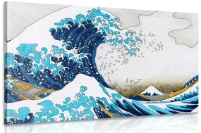 Tablou reproducere Marele val din Kanagawa - Kacushika Hokusai