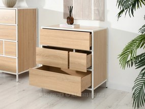 Comodă Soren Kom (sonoma + alb). 1110776
