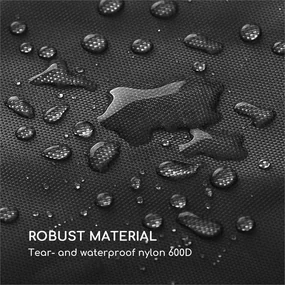 Caruso, protecție la intemperii, nylon 600D, impermeabil, negru