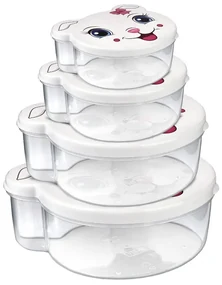 Orion set de 4 boluri pentru gustări, Cat