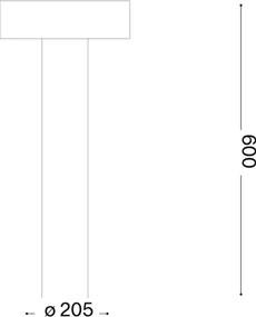 Ideal Lux - Lampă de exterior 4xG9/15W/230V 60 cm IP44 maro