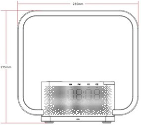 Lampă LED dimabilă de masă cu ceas deșteptător și încărcare Qi Immax 08994L 18W/230V alb