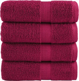 vidaXL Prosoape oaspeți premium, SOLUND, 4 buc. 30x50cm 600gsm