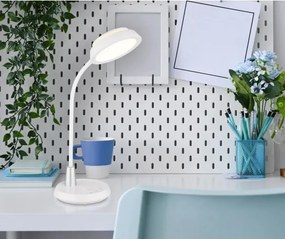 Globo 58496W - Lampă de birou tactilă LED reglabilă KIRK LED/12W/230V albă