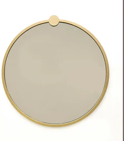Oglindă Gold Metal Ayna 60 cm