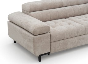 Canapea trei locuri cu funcție de dormit Tyrion - șenilă bej Vibe 08