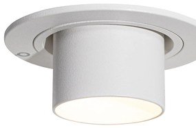 Spot modern integrat alb GU10 35mm rotund inclinabil - Installa