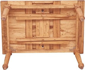Masa extensibila, L120(210) 80 H80 cm, natur antichizat, lemn masiv