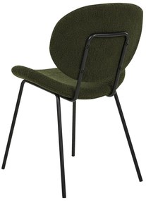 Set 2 buc scaune de sufragerie Luaza (verde). 1081044