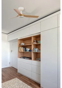 Ventilator de tavan FARO 33821WT MINI PUNT S maro/alb d. 90 cm WT + remote control