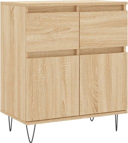 vidaXL Servantă, stejar sonoma, 60x35x70 cm, lemn prelucrat