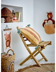 Coș de jucării pentru copii maro din material textil 46x7,5x33 cm Toto – Bloomingville Mini