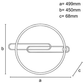 Plafonieră LED dimabilă LED/60W/230V 3000-6500K negru + telecomandă