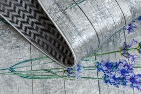 ANDRE 2716 covor lavabil Lavandă anti-alunecare - gri / violet