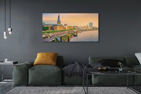 Tablouri canvas Germania Sunrise River