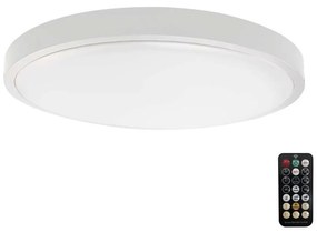 LED plafonieră baie cu senzor LED/24W/230V IP44 6500K Ø 35 cm + telecomandă