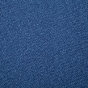 Canapea cu 2 locuri, albastru, material textil Albastru, Canapea cu 2 locuri