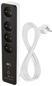 Prelungitor inteligent cu întrerupător GoSmart 4Z + 1xUSB-A + 1xUSB-C 2 m Wi-Fi Tuya