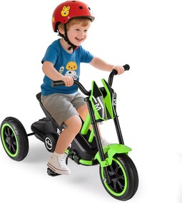 Tricicletă pentru copii verde