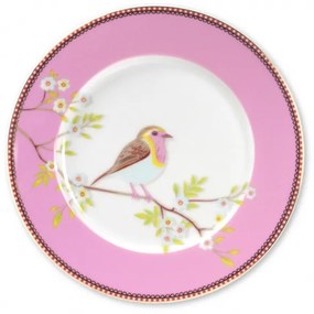 Farfurie din porțelan, Pip Studio, Pink, 21cm, colecția Early Bird