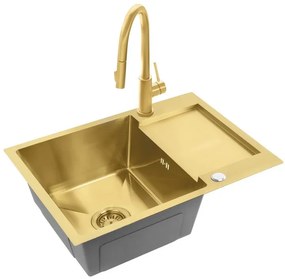 Chiuveta inox Paul auriu periat