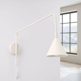 Lampă de perete Sollux SL.1699 NOX 1xE14/10W/230V crem