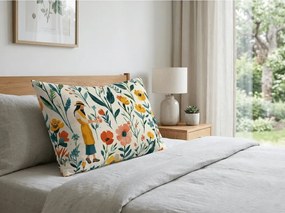 Husa de perna din bumbac FLOVINA POLY 50x70 cm, colorat