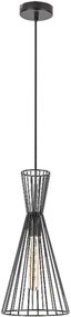 Rabalux Leandros lampă suspendată 1x60 W negru 72005