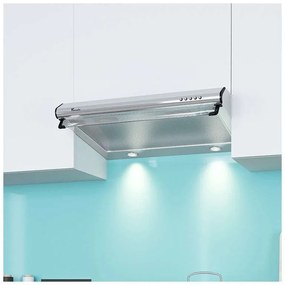 Hota traditionala Tornado Bona 20 (60) LED, 2 motoare, latime 60 cm, absorbtie 560 m3/ora, filtru anti-grasimi aluminiu 5 straturi, Inox