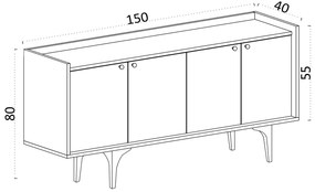 Dulap Emmy (Alb). 1073166