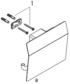 Suport hartie igienica, Hansgrohe, AddStoris, cu aparatoare, bronz periat