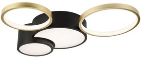Plafonieră dimabilă ALIZEE LED/30W/230V 3000-6500K negru/auriu